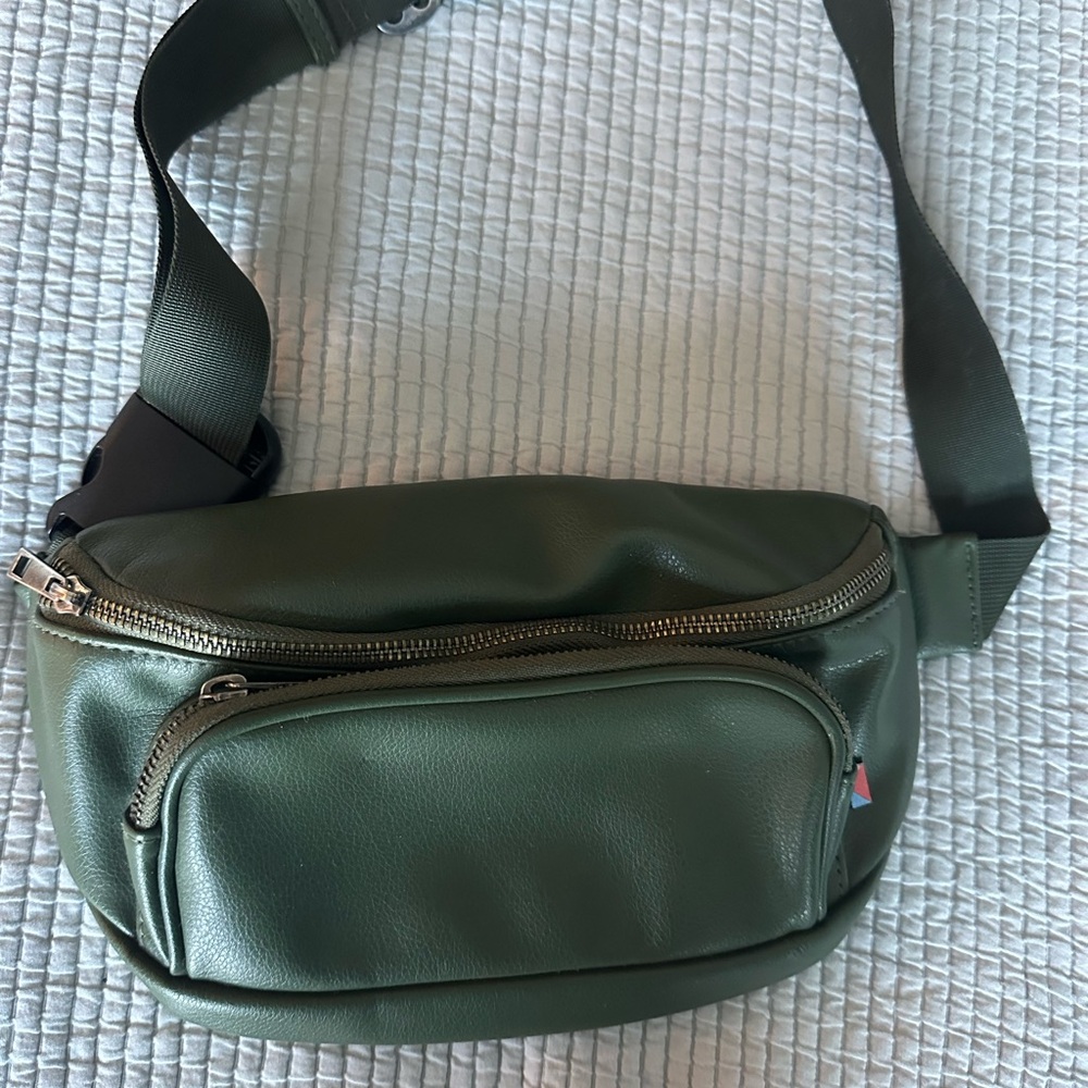 Kibou Vegan Leather Diaper Fanny Pack - everything bag